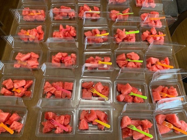 スイカ頂きました！