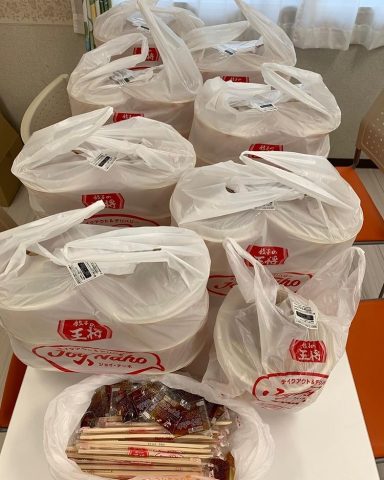 ８月１０日の子ども食堂は王将の子ども弁当でした！