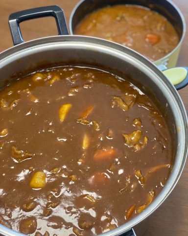 ９月７日、明日の子ども食堂もカレーライスです！