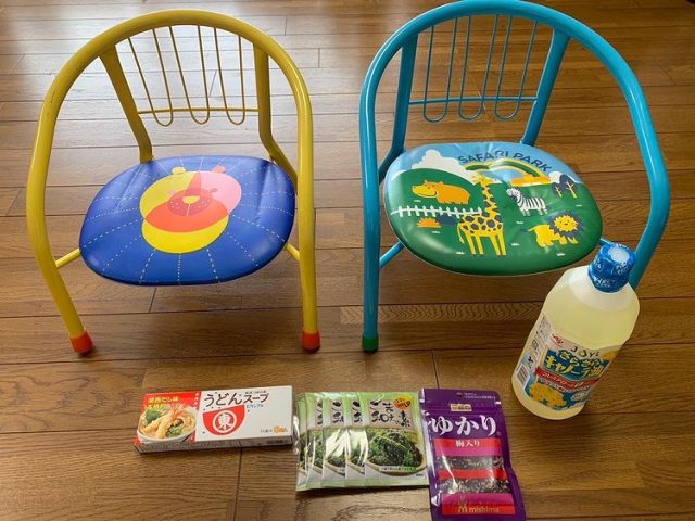 １０月５日の子ども食堂は かぼちゃコロッケ、エノキベーコン、キャベツと卵のマヨネーズ炒めのお弁当です！