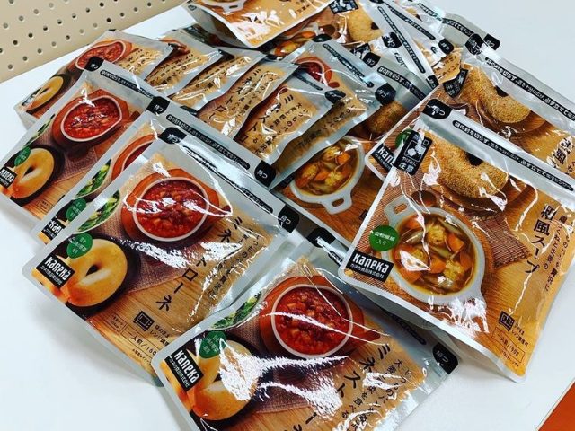 ミネストローネ、和風スープご提供頂きました！