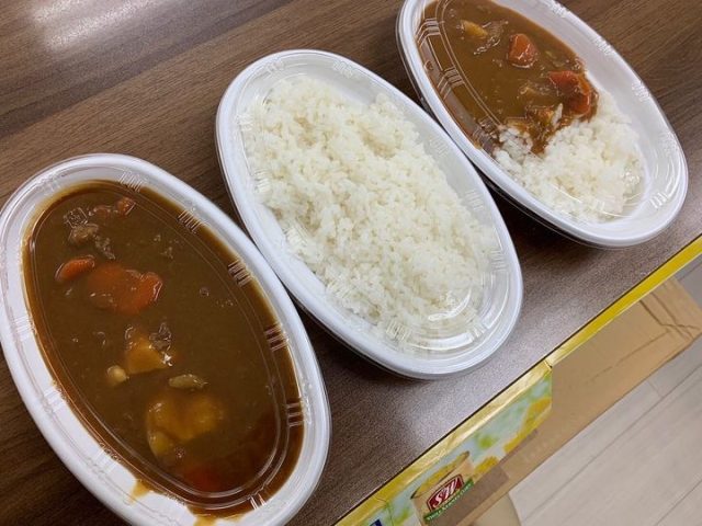 １２月２１日の子ども食堂はカレーライスでした！