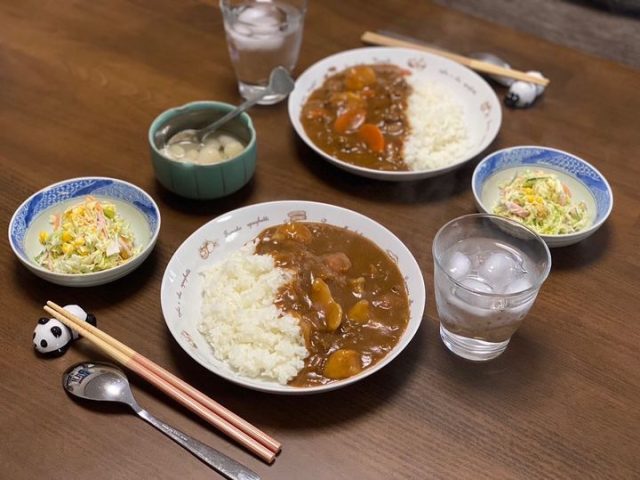 ２月１日の子ども食堂のカレーライスです！