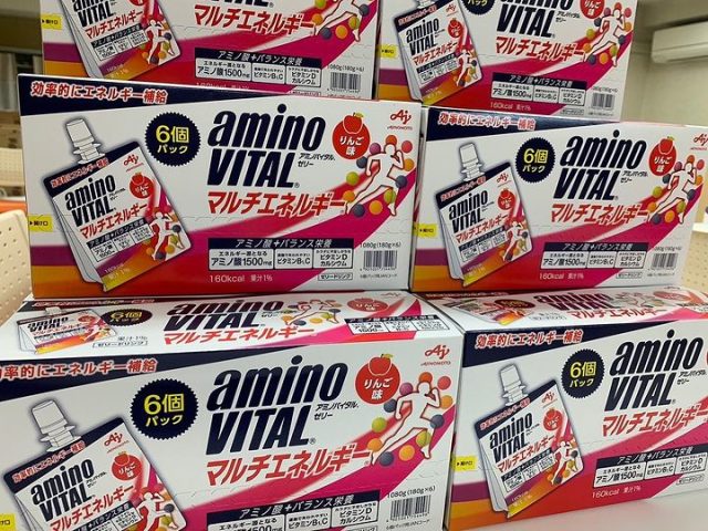 アミノバイタルゼリーをご提供して頂きました！