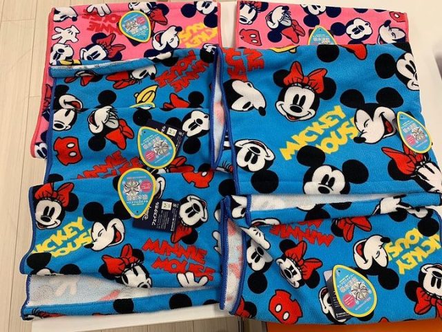 ミッキーのタオルをご提供頂きました！