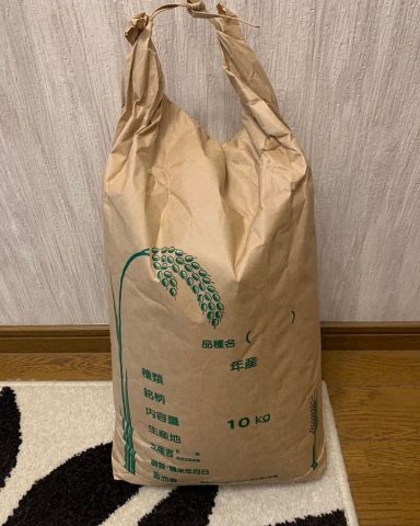 お米１０キロご提供頂きました！