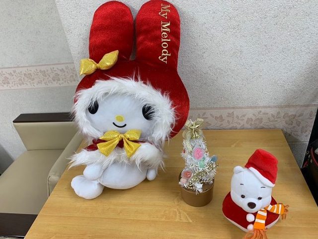 クリスマスが近いと言うことで飾ってみました！