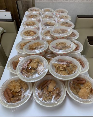 ４月３日の子ども食堂の王将弁当です！