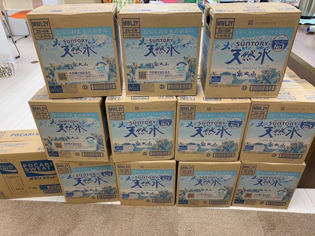 お水ご提供頂きました！