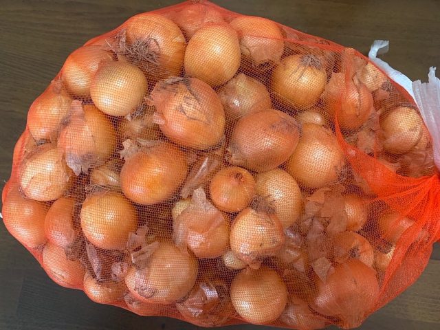 ご自宅で作られている玉ねぎをご提供頂きました！