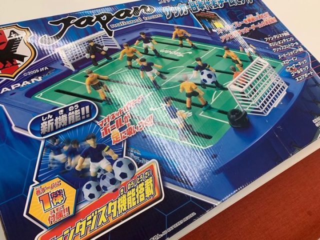 昔懐かしいサッカーゲームをご提供頂きました