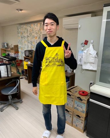 弊社社員が手伝いに来てくれました！
