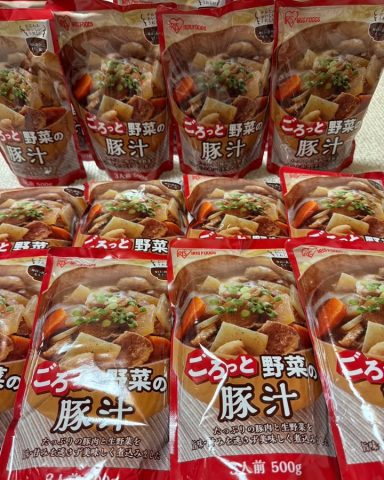 豚汁をご提供頂きました！