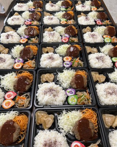 ９月１７日のハンバーグ弁当です！