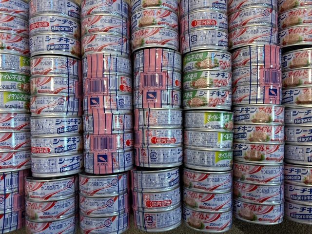 フードパントリーのシーチキンです！