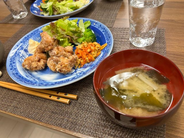 ３月１１日は唐揚げとお味噌です！