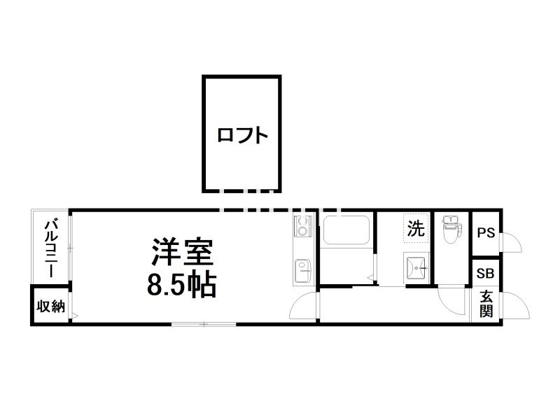 ラパン四条大宮 間取り