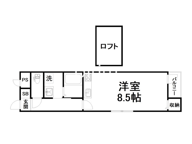 ラパン四条大宮 間取り