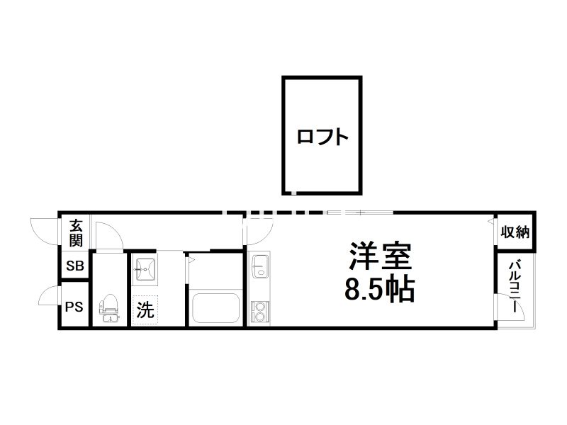 ラパン四条大宮 間取り